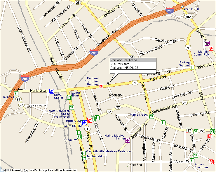 Portland Ice Arena Location